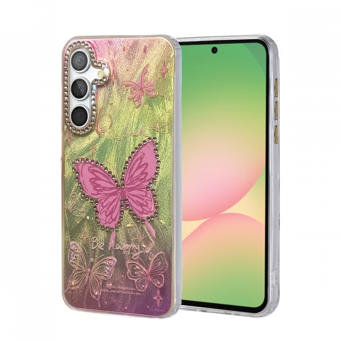 Samsung Galaxy A56 Kılıf Blade Aynalı Desenli Kapak