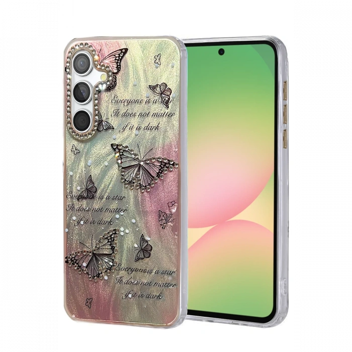 Samsung Galaxy A56 Kılıf Blade Aynalı Desenli Kapak