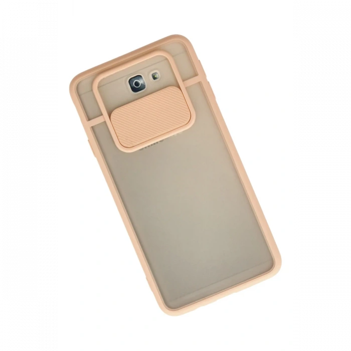 Joy Tekno Samsung Galaxy J7 Prime Kılıf Palm Buzlu Kamera Sürgülü Silikon