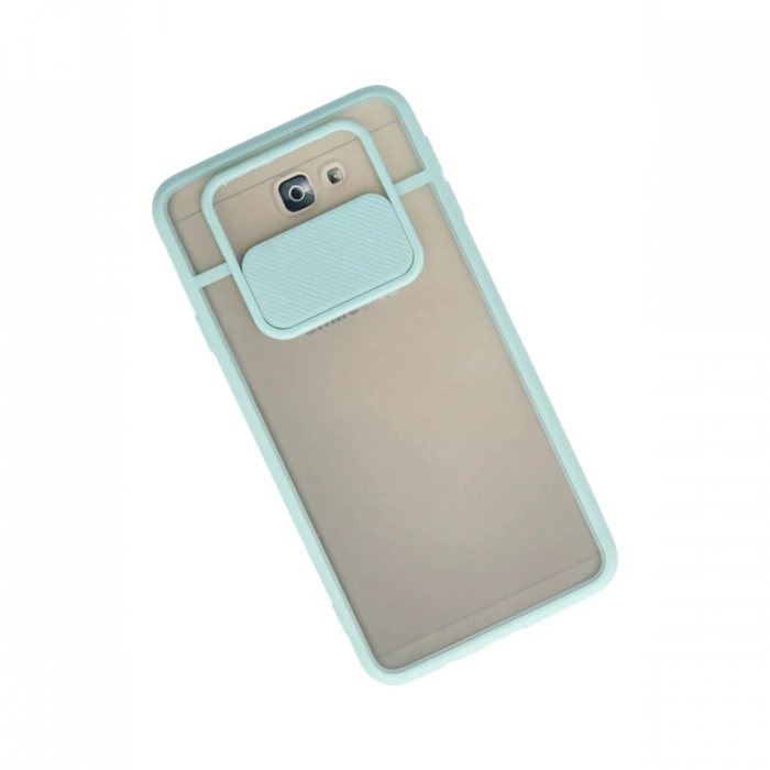 Joy Tekno Samsung Galaxy J7 Prime Kılıf Palm Buzlu Kamera Sürgülü Silikon