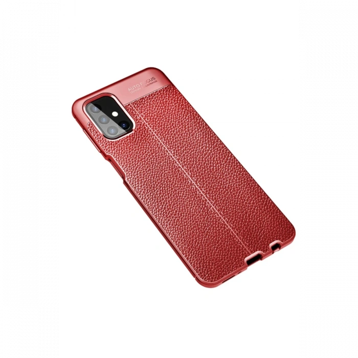 Samsung Galaxy M31S Kılıf Auto Focus Kapak - Kırmızı