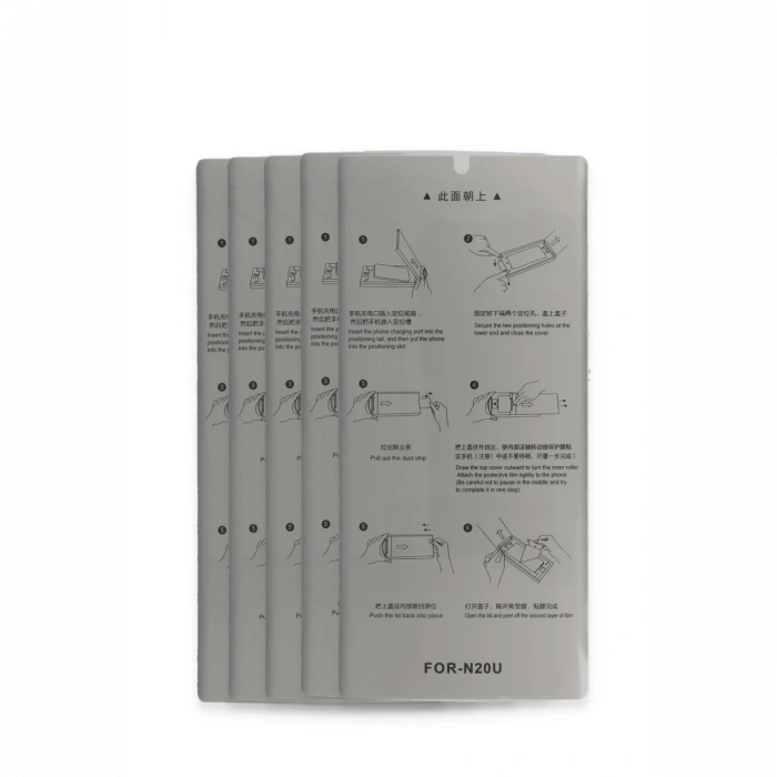 Joy Tekno Samsung Galaxy Note 20 Ultra AutoKit 5in1 Fiber Hayalet Polymer Nano Ekran Koruyucu