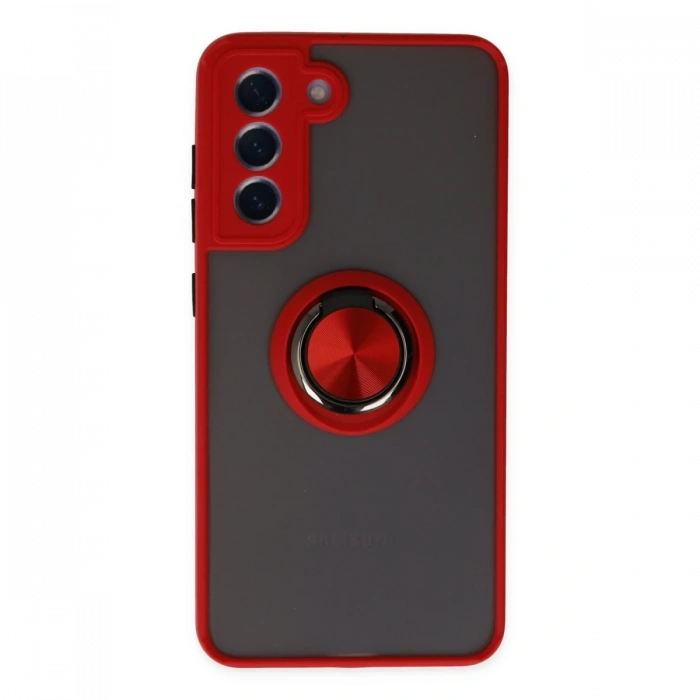 Samsung Galaxy S21 FE Kılıf Montreal Yüzüklü Silikon Kapak