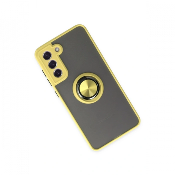 Samsung Galaxy S21 FE Kılıf Montreal Yüzüklü Silikon Kapak