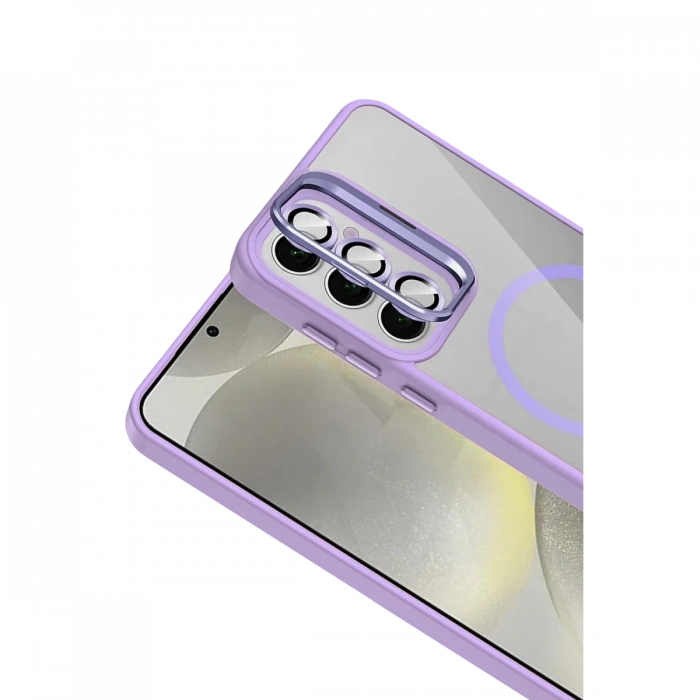 Joy Tekno Samsung Galaxy S24 FE Remim Lensli Magsafe Standlı Kapak