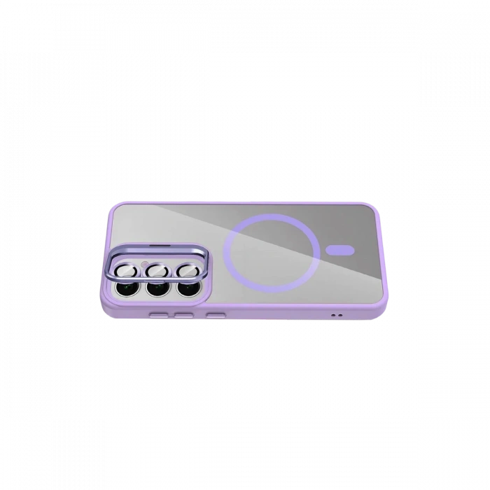 Joy Tekno Samsung Galaxy S24 FE Remim Lensli Magsafe Standlı Kapak