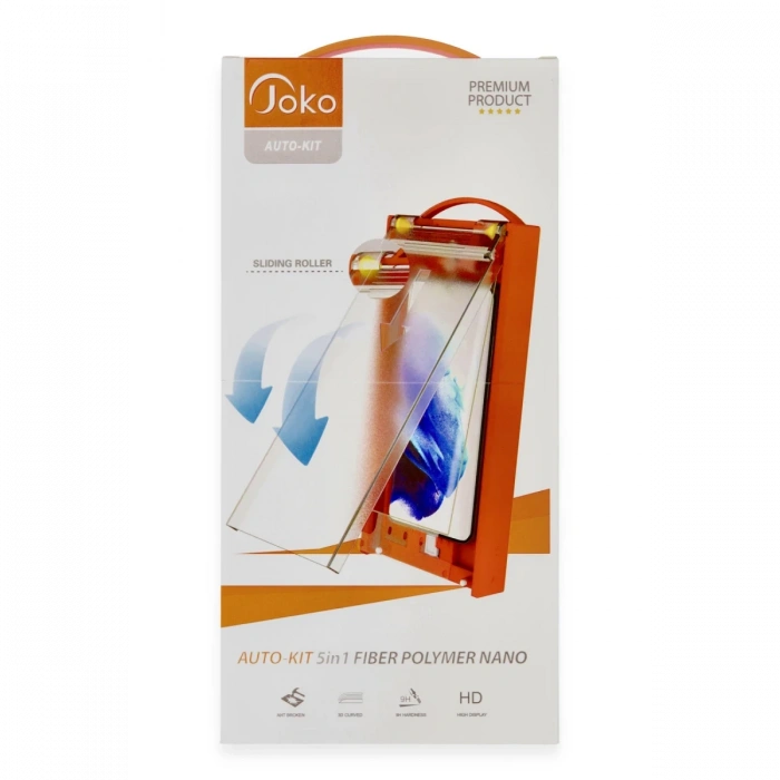 Joy Tekno Samsung Galaxy S24 Ultra AutoKit 5in1 Fiber Polymer Nano Ekran Koruyucu