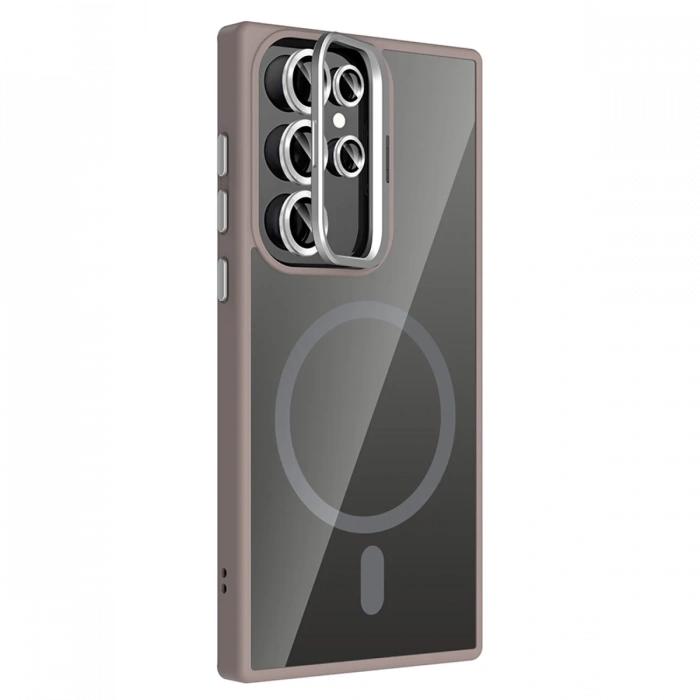 Joy Tekno Samsung Galaxy S24 Ultra Remim Lensli Magsafe Standlı Kapak