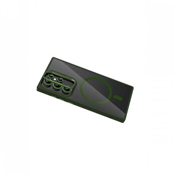 Joy Tekno Samsung Galaxy S24 Ultra Remim Lensli Magsafe Standlı Kapak