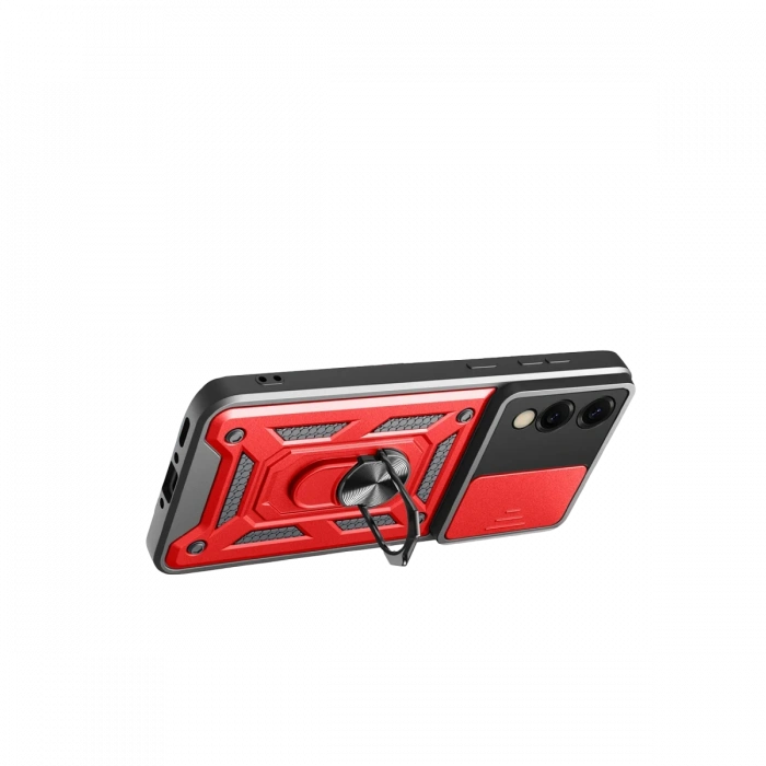 Samsung Galaxy S25 Edge Pars Lens Yüzüklü Silikon