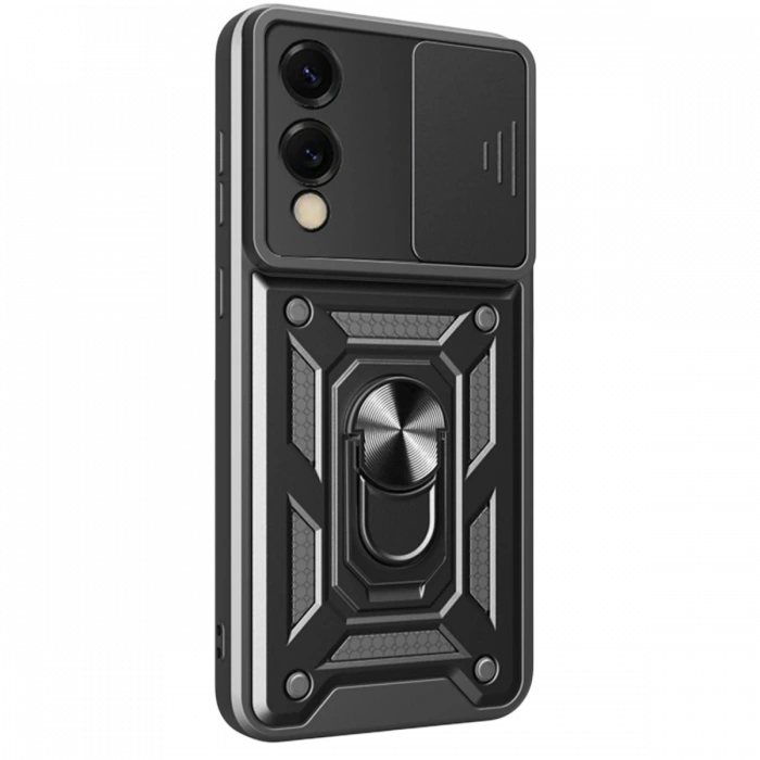 Samsung Galaxy S25 Edge Pars Lens Yüzüklü Silikon