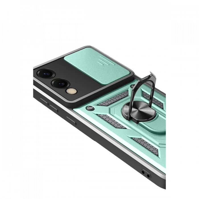 Samsung Galaxy S25 Edge Pars Lens Yüzüklü Silikon