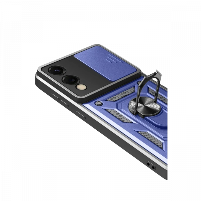 Samsung Galaxy S25 Edge Pars Lens Yüzüklü Silikon