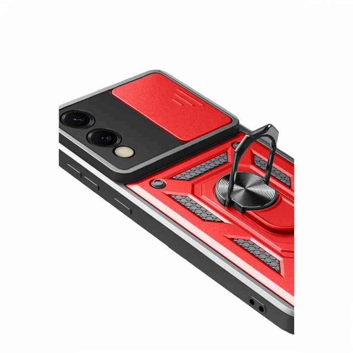 Samsung Galaxy S25 Edge Pars Lens Yüzüklü Silikon