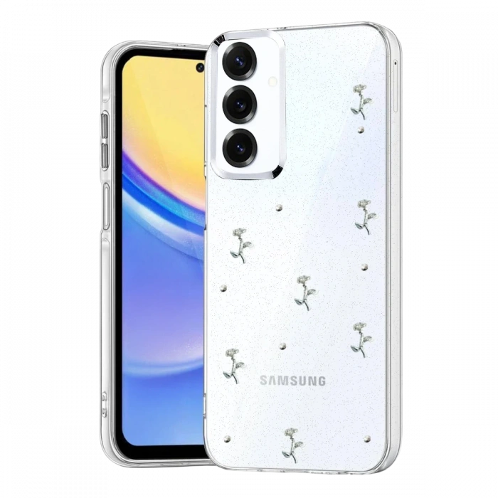 Joy Tekno Samsung Galaxy S25 FE Fiyonk Desenli Kapak