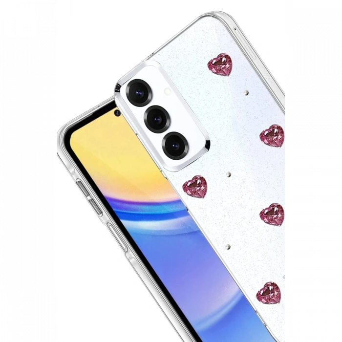 Joy Tekno Samsung Galaxy S25 FE Fiyonk Desenli Kapak