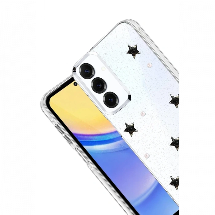 Joy Tekno Samsung Galaxy S25 FE Fiyonk Desenli Kapak