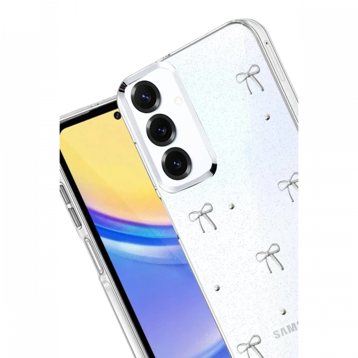 Joy Tekno Samsung Galaxy S25 FE Fiyonk Desenli Kapak