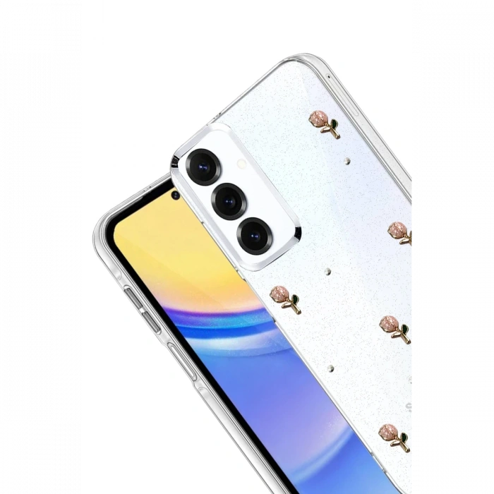 Joy Tekno Samsung Galaxy S25 FE Fiyonk Desenli Kapak