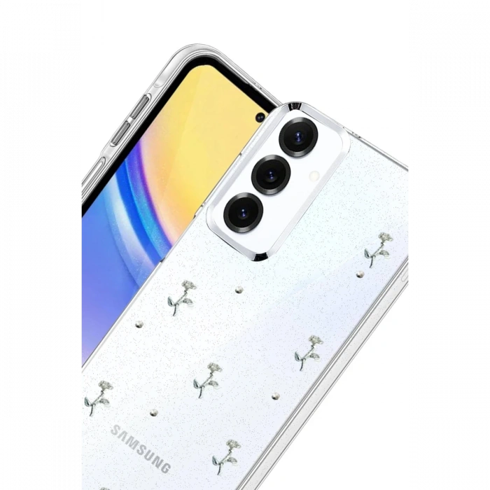 Joy Tekno Samsung Galaxy S25 FE Fiyonk Desenli Kapak