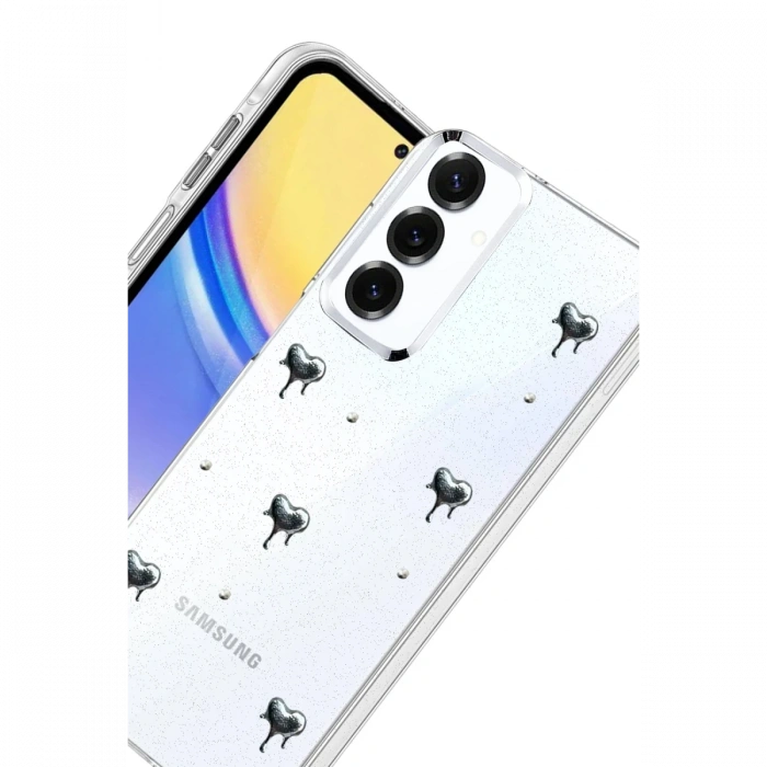 Joy Tekno Samsung Galaxy S25 FE Fiyonk Desenli Kapak