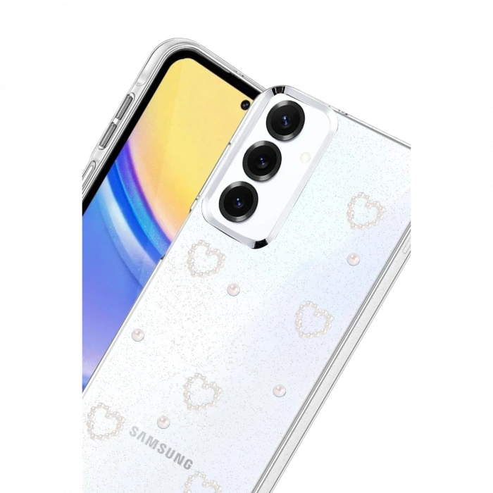 Joy Tekno Samsung Galaxy S25 FE Fiyonk Desenli Kapak