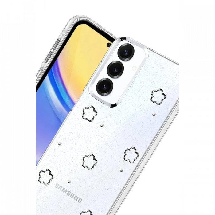 Joy Tekno Samsung Galaxy S25 FE Fiyonk Desenli Kapak