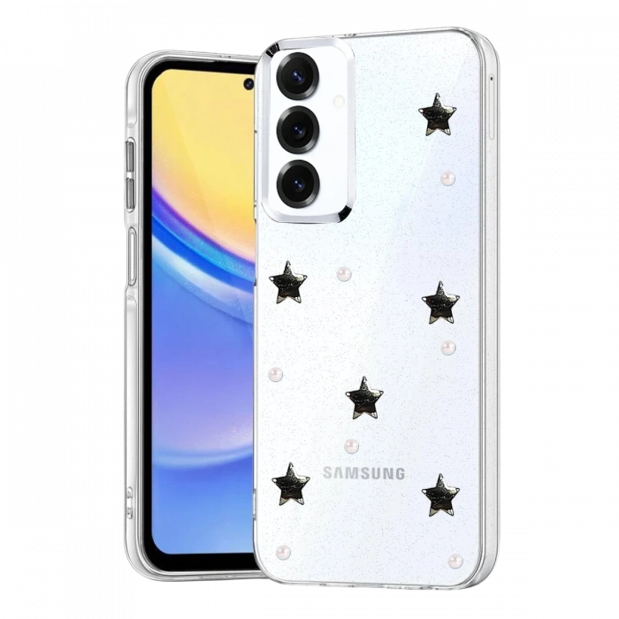 Joy Tekno Samsung Galaxy S25 FE Fiyonk Desenli Kapak