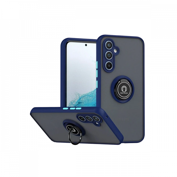 Joy Tekno Samsung Galaxy S25 FE Montreal Yüzüklü Silikon Kapak