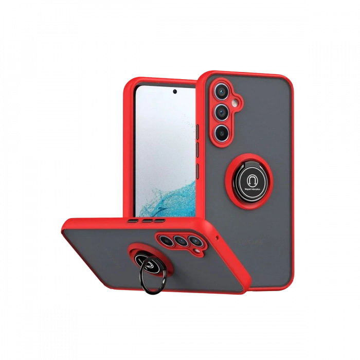 Joy Tekno Samsung Galaxy S25 FE Montreal Yüzüklü Silikon Kapak