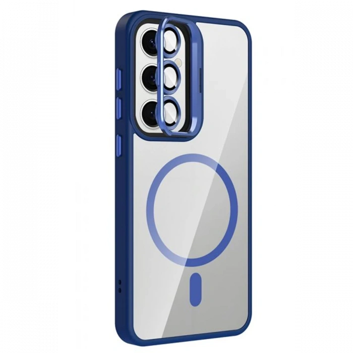 Joy Tekno Samsung Galaxy S25 FE Remim Lensli Magsafe Standlı Kapak