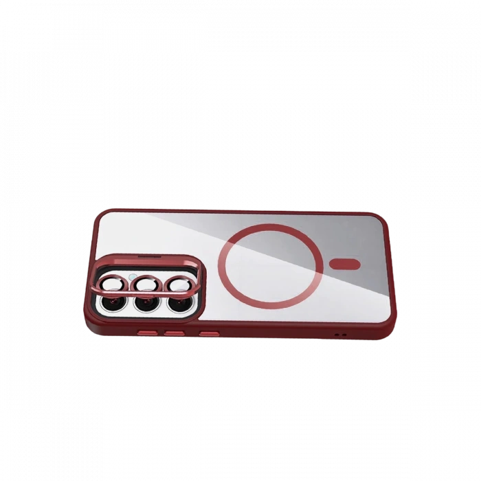 Joy Tekno Samsung Galaxy S25 FE Remim Lensli Magsafe Standlı Kapak