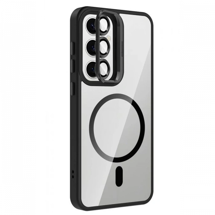 Joy Tekno Samsung Galaxy S25 FE Remim Lensli Magsafe Standlı Kapak