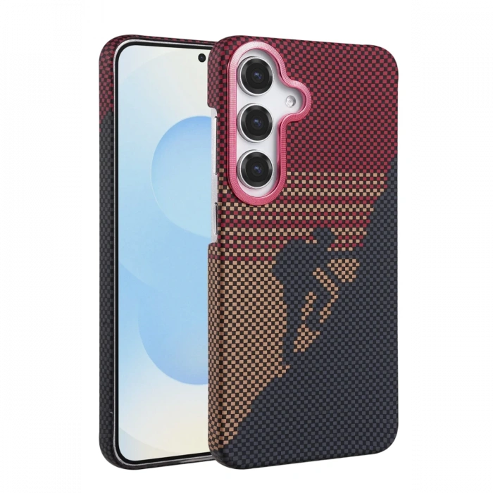 Samsung Galaxy S25 FE Vega Magsafe Kapak - Kırmızı