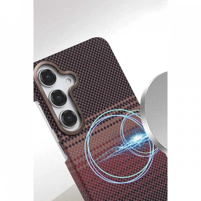 Samsung Galaxy S25 FE Vega Magsafe Kapak - Kırmızı