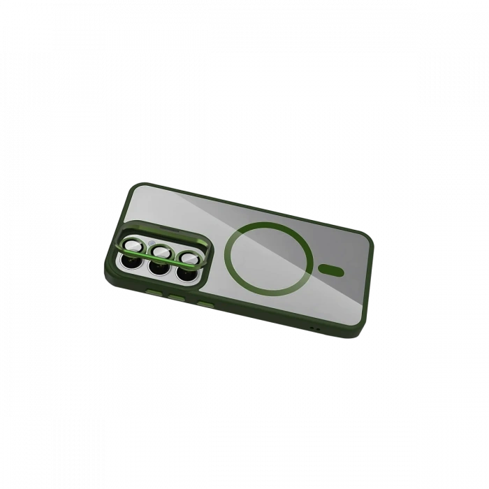 Joy Tekno Samsung Galaxy S25 Remim Lensli Magsafe Standlı Kapak