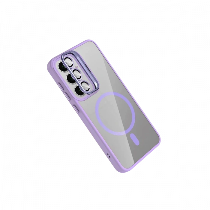 Joy Tekno Samsung Galaxy S25 Remim Lensli Magsafe Standlı Kapak