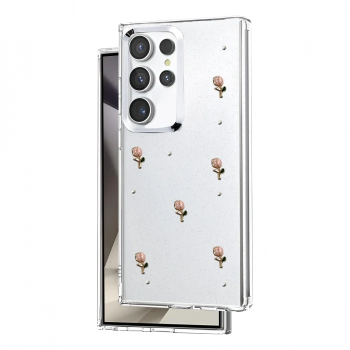 Samsung Galaxy S25 Ultra Fiyonk Desenli Kapak