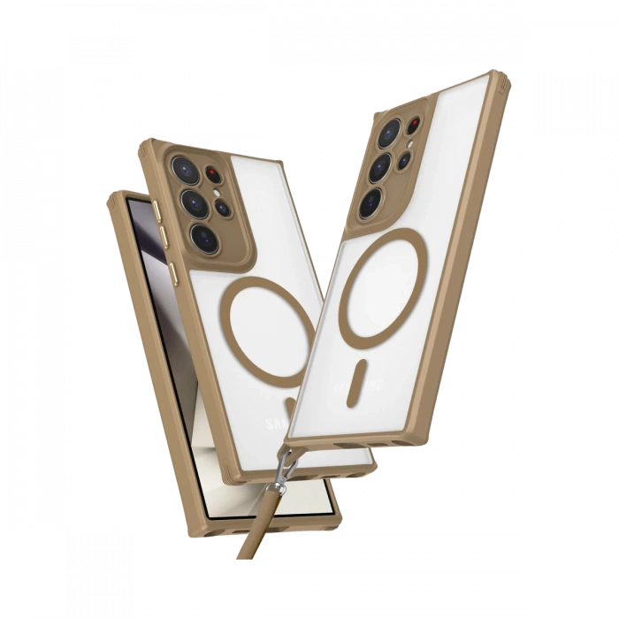 Samsung Galaxy S25 Ultra Kılıf Enka Magsafe Silikon Kılıf