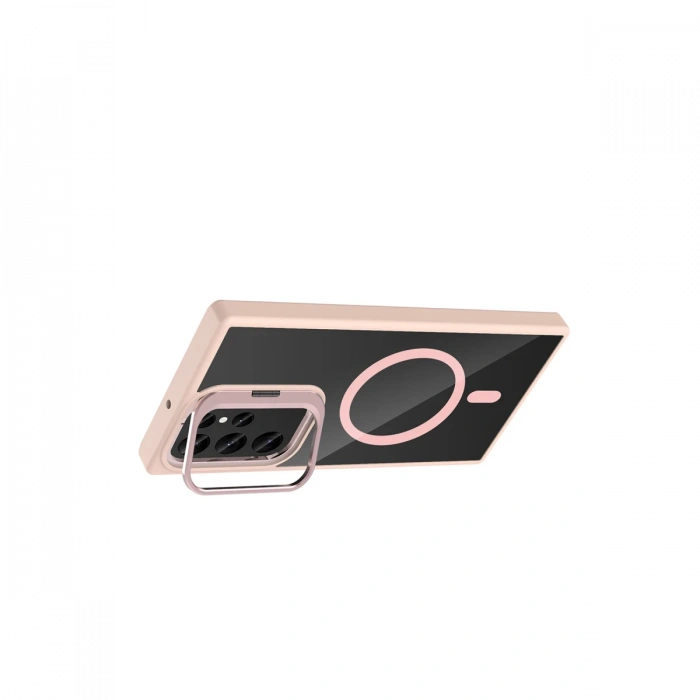 Joy Tekno Samsung Galaxy S25 Ultra Remim Lensli Magsafe Standlı Kapak