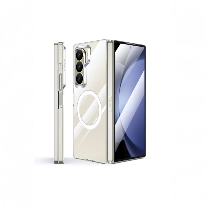 Joy Tekno Samsung Galaxy Z Fold 6 Crystal Magsafe Kapak - Şeffaf