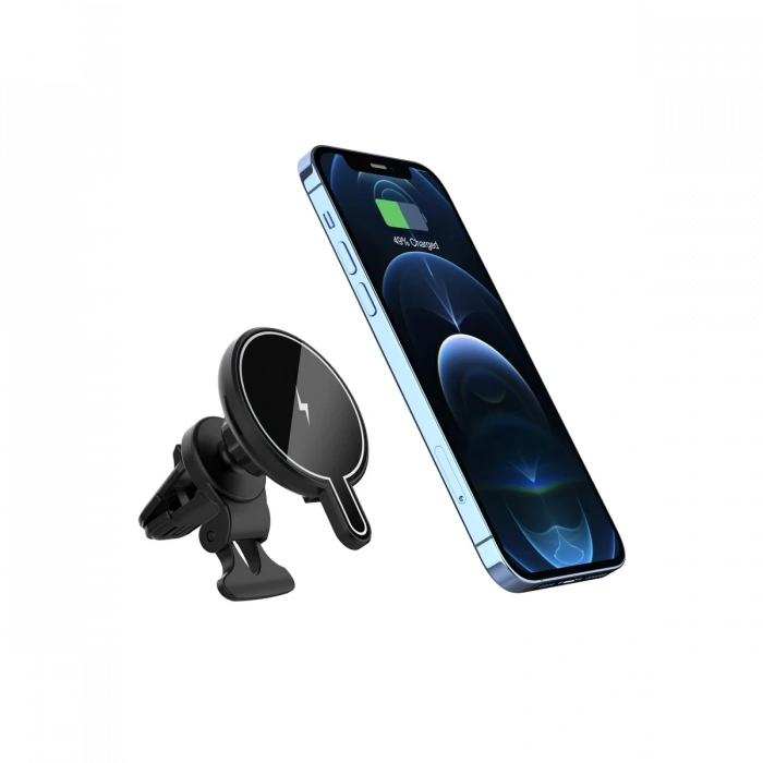 Joy Tekno T9 15W Magsafe Araç Tutucu - Siyah