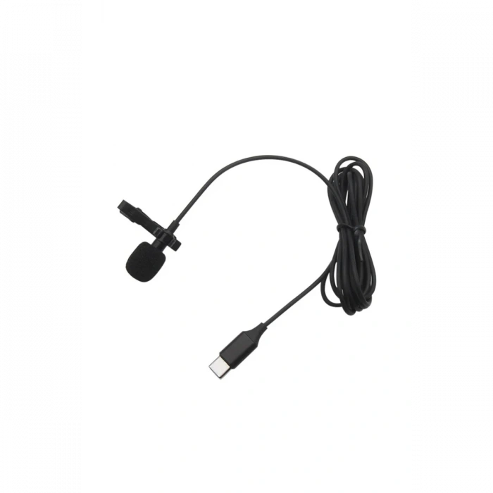 Joy Tekno Type-C 2 Metre Double Mikrofon - Siyah