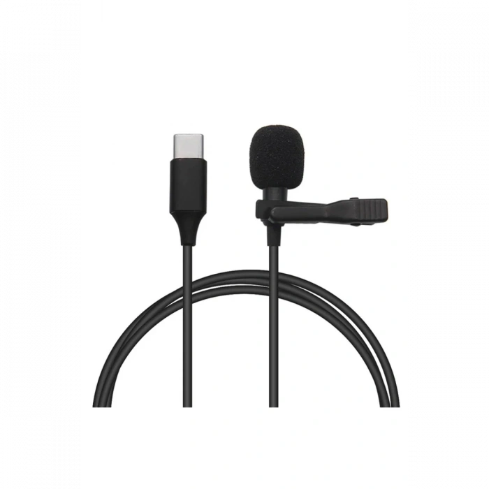 Joy Tekno Type-C 2 Metre Double Mikrofon - Siyah