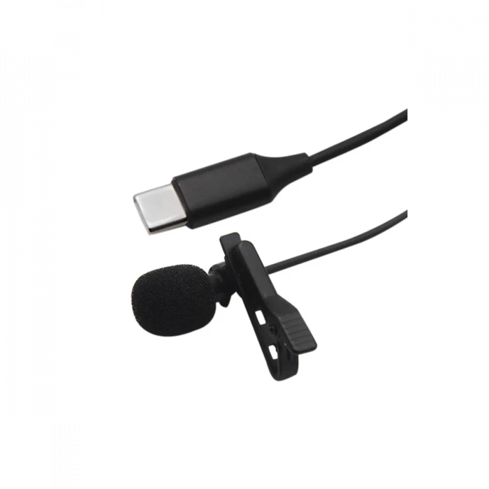 Joy Tekno Type-C 2 Metre Double Mikrofon - Siyah