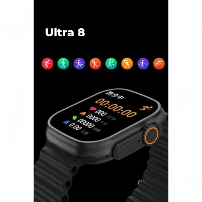 Joy Tekno Ultra 8 2.1 inç IPS Ekran Konuşma ve NFC Özellikli Akıllı Saat