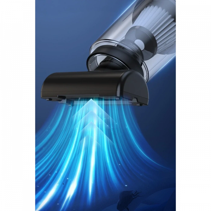 Joy Tekno VC006 50W 4000 mAh Bataryalı Kablosuz Çok Fonksiyonlu Araç Süpürge - Siyah