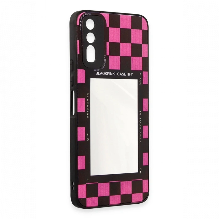 Vivo Y11S Kılıf Mirror Desenli Kapak