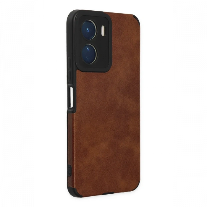 Joy Tekno Vivo Y16 Kılıf Loop Deri Silikon