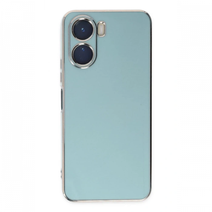 Joy Tekno Vivo Y16 Kılıf Volet Silikon - Açık Yeşil